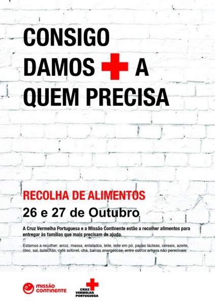 RECOLHA DE ALIMENTOS - PRECISAMOS DO APOIO DE VOLUNT&Aacute;RIOS. AJUDE-NOS A AJUDAR!